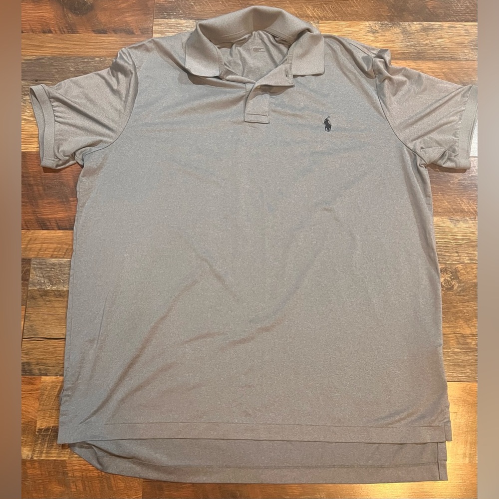 Ralph Lauren Performance Polo Golf Shirt Gray XL